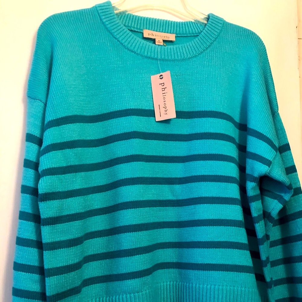 Blue Philosophy sweater, size XL
